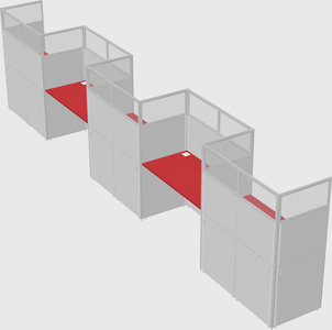Rectangular cubicles