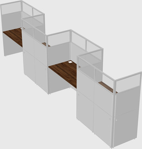 Rectangular cubicles