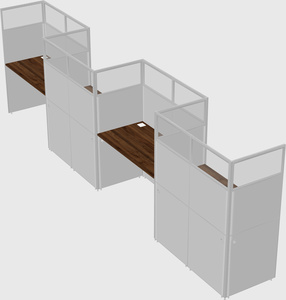 Rectangular cubicles