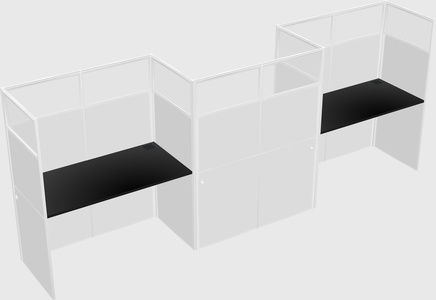 Rectangular cubicles