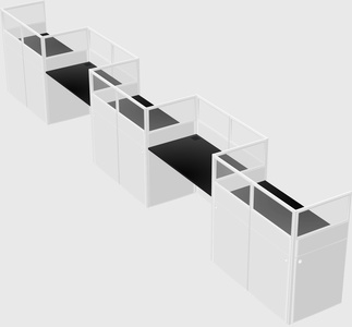 Rectangular cubicles