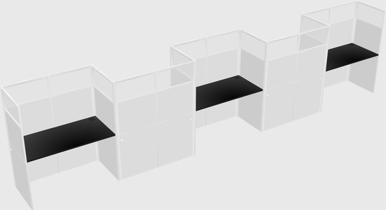Rectangular cubicles