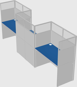 Rectangular cubicles