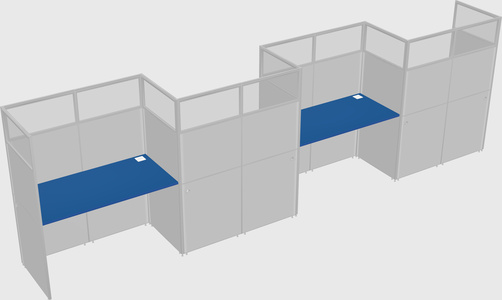 Rectangular cubicles