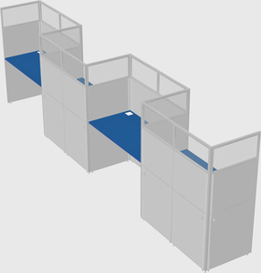 Rectangular cubicles