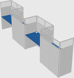 Rectangular cubicles