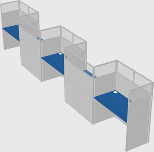 Rectangular cubicles