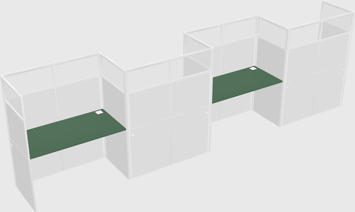 Rectangular cubicles