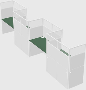 Rectangular cubicles