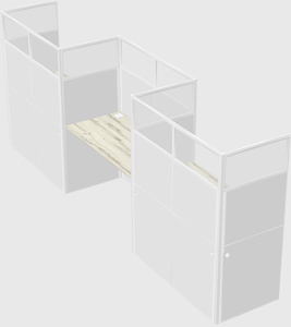 Rectangular cubicles