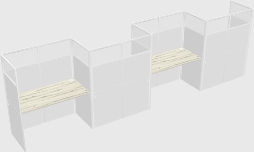 Rectangular cubicles