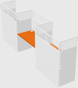 Rectangular cubicles