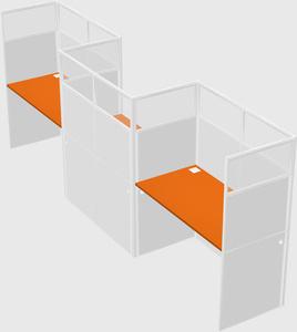 Rectangular cubicles