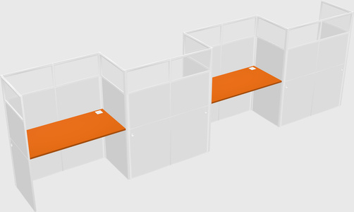 Rectangular cubicles