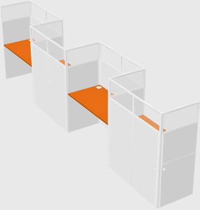 Rectangular cubicles
