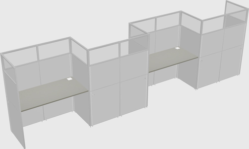 Rectangular cubicles