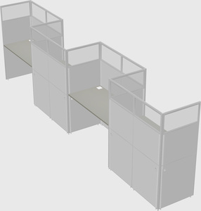 Rectangular cubicles