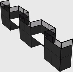 Rectangular cubicles