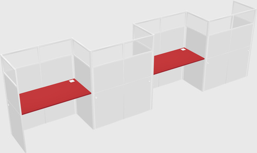 Rectangular cubicles