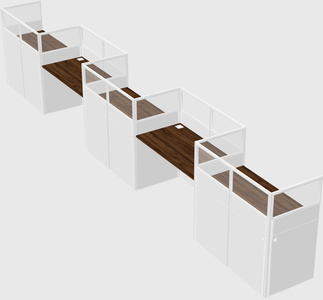 Rectangular cubicles