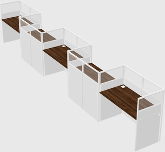 Rectangular cubicles