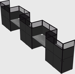 Rectangular cubicles
