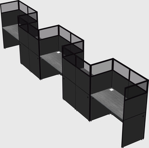 Rectangular cubicles