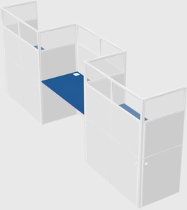 Rectangular cubicles