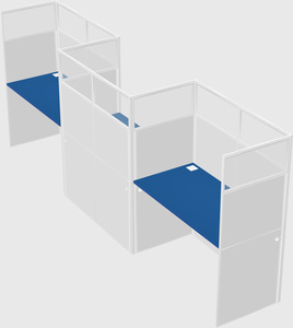 Rectangular cubicles