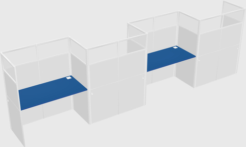 Rectangular cubicles