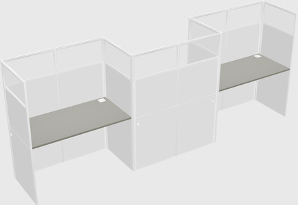 Rectangular cubicles