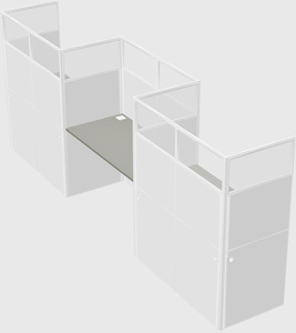 Rectangular cubicles