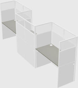 Rectangular cubicles