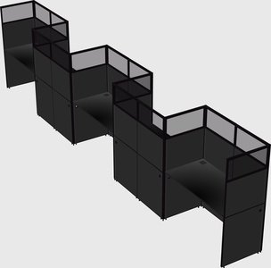 Rectangular cubicles