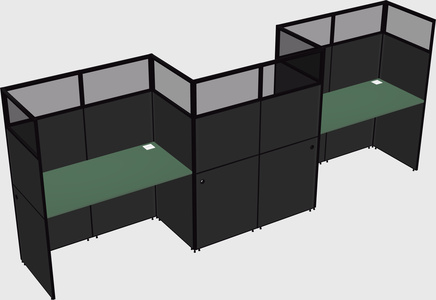 Rectangular cubicles