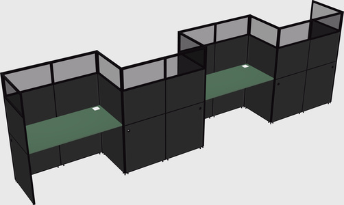 Rectangular cubicles