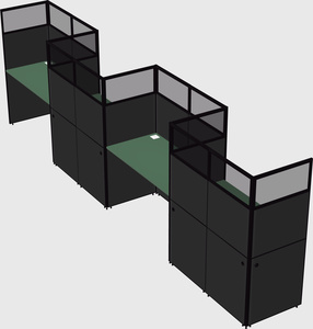 Rectangular cubicles
