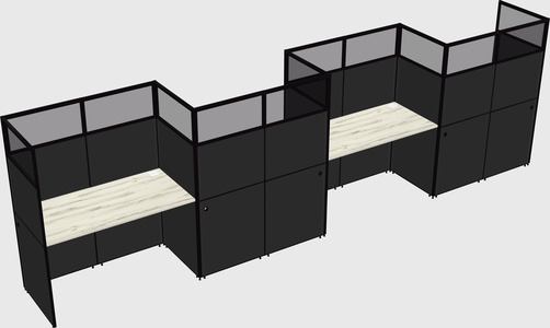Rectangular cubicles