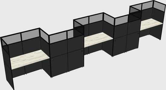 Rectangular cubicles
