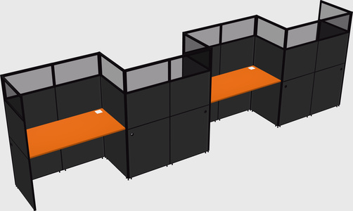 Rectangular cubicles