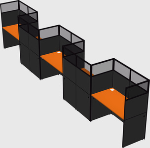 Cabines rectangulaires