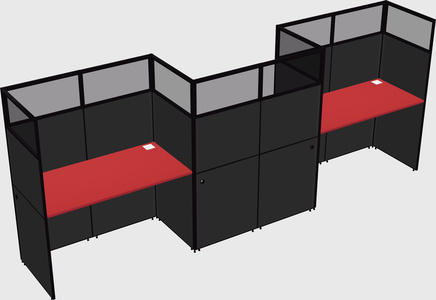 Rectangular cubicles