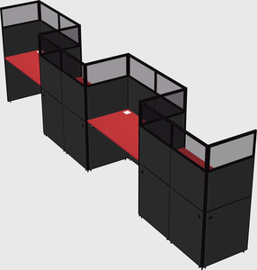 Rectangular cubicles