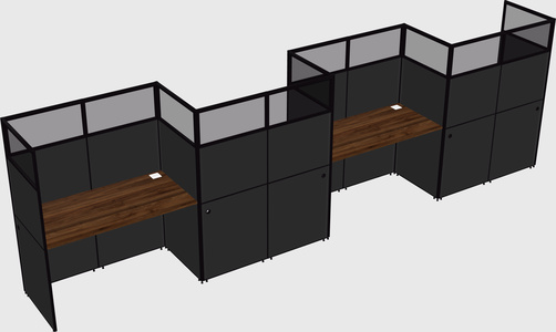 Rectangular cubicles