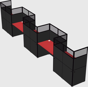 Rectangular cubicles