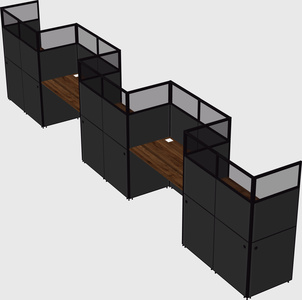 Rectangular cubicles