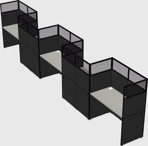 Rectangular cubicles