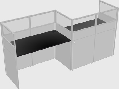 Rectangular cubicles