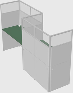 Rectangular cubicles