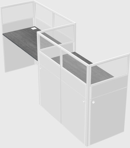 Rectangular cubicles
